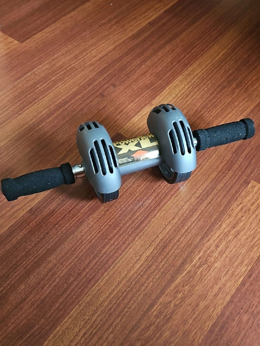 PowerTrek XL Dual Wheel Ab Roller With Resistance Spring